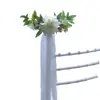 310 Decorações de Casamento Anjo Eterno, Estilo Floresta Nórdica, Flores para Encosto de Cadeira de Folha de Eucalipto, Flores para Casamento e Banquete, Flores da Amazônia