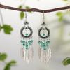 Aretes Artísticos y Únicos 2026 Your Ti Xi Redondos Estilo Étnico Huecos Multicapa Cristal Hoja Aretes de Tuerca