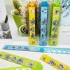 Régua Dobrável Stitch 30CM Estrela Bebê Stitch Tamanho para Desenho Papelaria Estudantil Régua Prêmios