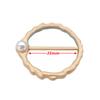 Hebilla de Nudo para Ropa Fija Artefacto Cintura Broche de Perla Metal Perla Hebilla para Prenda Hebilla para Toalla de Seda Aleación Hebilla Decorativa