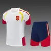 Fronteira França Espanha Brasil Argentina Real Madrid Holanda Inglaterra Camisa de Futebol Conjunto de Uniforme de Treino de Manga Curta