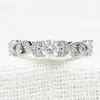Huajie desea anillo de plata S925 transfronterizo europeo y americano moda plata antigua chapada anillo de vacaciones para mujer venta directa de fábrica
