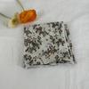 55 Algodón y Lino Pañuelo Cuadrado Pequeño para Mujer Corea del Sur Artístico Combinable Moda Primavera y Otoño Elegante Pañuelo Pequeño Cinta para el Cabello Pañuelo Decorativo