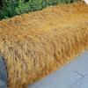 Alfombra de imitación de paja con techo de paja para casa de familia, casa de campo, techo plano rural, lugar pintoresco, decoración al aire libre, protector solar, traje de paja artificial