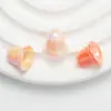 Campanita Bicolor Color UV Chapado Material para Colgante de Aretes Hechos a Mano DIY Cadena de Teléfono Móvil Accesorios de Joyería con Cuentas