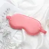 Antifaz de seda artificial de doble cara transfronterizo para dormir, bloqueador de luz, transpirable, protector de ojos para viaje, antifaz con logo impreso personalizado, regalo