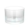 Copo de Vela Transfronteiriço Copo de Vela Espesso Simples Copo de Vidro Transparente para Aromaterapia Ornamentos de Fragrância para Casa Suporte de Vela para Ambiente