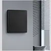 Interruptor de Pared Panel en Blanco Tricolor Oculto Tipo 86 Bloqueo de Pared Doméstico Panel Decorativo Protector Grueso