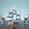 Atacado de fábrica copo de vidro para destilados fundo grosso copo reto para licor taça pequena de vinho copo reto pequeno swallow 25ml