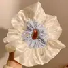Goma para el Pelo con Gradación de Tinta para Intestino Grueso para Mujer, Cuerda para el Pelo Estilo Perezoso de Gama Alta, Accesorios para el Pelo, Banda de Goma de Alta Elasticidad, Goma para el Pelo de Moda Retro