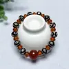 Pulsera de Ágata con Cuenta Dzi Estilo Nuevo, Cuentas Pequeñas Originales, Estilo Tíbet, Pulsera Unisex, Suministro para Transmisiones en Vivo, Dropshipping, Verano