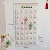 Bolsa de almacenamiento para cuerda de saltar de jardín de infantes Bolsa de almacenamiento para colgar en la pared del aula Bolsa de almacenamiento para toalla de sudor Lienzo de clase escolar Bolsa colgante para teléfono móvil y artículos varios