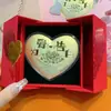 Regalo de San Valentín: Moneda de Oro con Forma de Corazón "Te Amo con Todo Mi Corazón" Adorno para Esposa, Regalo de San Valentín con Pan de Oro