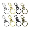 Llavero diy gancho de aleación de zinc accesorios de llavero de metal ferretería hebilla de perro hebilla de langosta de color llavero