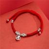 Nuevo brazalete de cuerda roja para amantes concéntricos, novias, estudiantes, un par de tejido a mano este año, pulsera de cuerda roja para mujer, al por mayor