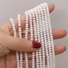 Exquisitas cuentas planas de perlas naturales de agua dulce, accesorios para joyería DIY, joyería hecha a mano, collar, productos semiacabados al por mayor