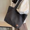 Bolsa de lona feminina de grande capacidade 2023 novo outono e inverno versátil casual saco de pano saco simples commuter tote bag