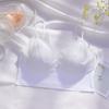 Camisole de Renda Sem Costas Nova Primavera/Verão com Bojos, Sutiã Sem Costas com Copas Fixas U Grandes para Camadas