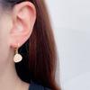 Verano Nuevos Aretes de Piedra Natural Aretes de Gama Alta para Mujer Aretes Modernos Exquisitos Diseño Nicho Ligeros de Lujo Joyería