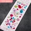 Pegatinas de diamantes acrílicos de cristal con gemas de dibujos animados para niños, decoración para niñas, pegatinas de recompensa para jardín de infantes, pegatinas de diamantes