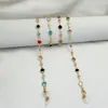 Accesorios de Joyería Personalizada de Amazon Transfronterizos Moda Cristales Coloridos Pedrería Mascarilla Gafas Correa Anti-Caída Cadena para Gafas