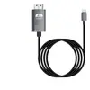 Cabo Espelhamento de Tela de Celular para Computador HDTV 4K60Hz Adaptador de Projeção de Tela de Alta Definição Cabo Adaptador TipoC para HDTV Vídeo