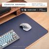 Producto Caliente Transfronterizo Alfombrilla de Ratón de Cuero de Corcho Alfombrilla Extra Grande para Teclado y Escritura Alfombrilla Grande para Escritorio de Oficina Borde Bloqueado Alfombrilla para Escritorio Logo