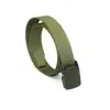 Cinturón Táctico de Nylon para Deportes al Aire Libre de 2.5 cm Cinturón para Pantalones de Entrenamiento Militar de Estudiantes Niños Hebilla de Plástico Cinturón de Lona Transfronterizo