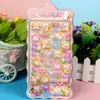 Adesivos Tridimensionais de Desenho Animado para Crianças Adesivos de Animais Fofos de Cristal Meninas Transparente 3D Alto Relevo Adesivos Divertidos para Celular