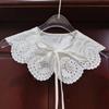 Gola de Roupa Feminina Bordada Exquisita Flor Shawl Gola Falsa Vestido Suéter Roupa Exterior Decoração Estilo E-Commerce Gola Falsa Bordada
