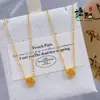 Moda de Estilo Influencer de Moda Collar Pequeño de Burbujas con Diamantes de Colores Cadena para Clavícula de Diamante de Gama Alta Nicho Collar de Diseño de Lujo Ligero