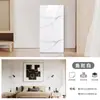 Pegatinas de Pared Gruesas Autoadhesivas para Salones de Belleza y Barberías, Decoración para Renovación de Paredes, Paneles de Plástico de Aluminio de PVC, Pegatinas Impermeables Imitación Azulejo