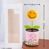 Presente para o Dia do Professor: Porta-canetas em formato de Buquê de Girassol Tricotado Produto Acabado Decoração de Mesa para Professores do Ensino Fundamental e Jardim de Infância