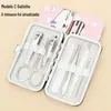 Conjunto de Ferramentas para Manicure 7 Peças Atacado Doméstico Portátil Cortador de Unhas de Manicure Conjunto de Cortadores de Unhas Impresso