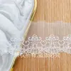 Nova Renda de Malha Bordada Original, Decoração de Saia Lolita, Acessórios Lolita, Renda de Seda de Leite