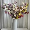 Relógio de Parede 3D Arranjo de Flores Acessórios Decoração de Casa Plantas Simuladas Ins Popular Plástico Floral Simulado Plantas Verdes Falsas