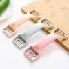 Cuchillo pelador, cuchillo de afeitar, multifuncional para cocina, para pelar patatas y manzanas, cuchillo para afeitar melones, artefacto para afeitar frutas.