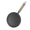 Frigideira de Ferro Fundido Sem Revestimento para Uso Doméstico, Multifuncional para Fritar Ovos, Bife e Panquecas, Adequada para Fritar Carne e Fazer Pães Fritos