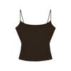 Camisola de Tirantes Finos de Moda para Transmisión en Vivo con Almohadillas de Sujetador Integradas, Alta Elasticidad, Cómoda, Adelgazante, Soporte Lateral para el Pecho, Versátil, Hermoso Espalda Camiseta sin Mangas