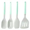 Nuevo Set de Espátulas de Silicona y Espumadera, Espátula Antiadherente para Cocina, Resistente a Altas Temperaturas, Raspador para Hornear, Utensilio de Cocina