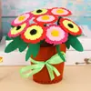 Maceta de Tela No Tejida para Macetas de Flores DIY Maceta de Tela Planta Niños Año Nuevo Hecho a Mano Fabricación de Flores Paquete de Materiales para Jardín de Infancia Día del Niño