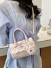 Bolsa de Mão Feminina Fashion Estilo Coreano 2026 Nova com Acabamento em Renda Mochila Estilosa de Alto Valor para Mulheres