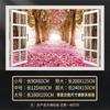 Janela Falsa Autoadesiva 3D Adesivos de Parede Pintura Decorativa para Sala de Estar Paisagem de Quarto Natureza Adesivos de Parede à Prova d'Água Papel de Parede