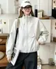 Nueva Chaqueta Corta con Cuello Alto para Mujer 2026, Moda Primavera y Otoño, Holgada, Adelgazante, Versátil, Top Juvenil para Mujer
