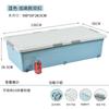 Caja de almacenamiento para cama, caja de almacenamiento para el hogar con ruedas planas, tipo cajón, para ropa, colcha, acabado de plástico