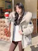 Parka Autêntica de Alta Qualidade, Jaqueta de Algodão para Trabalho, Nova, para Mulheres, Casaco de Algodão Espesso e Quente de Inverno, Roupas de Algodão Petite Estilo Coreano