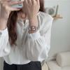 Reloj de pulsera de acero refinado cuadrado de lujo ligero retro de estilo moderno Ins para mujer, elegante reloj de verano con esfera pequeña para estudiante.