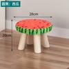 Atacado spot simples e conveniente banquinho baixo redondo de madeira maciça banquinho para sapatos moda bebê crianças banquinho pequeno banquinho pequeno doméstico