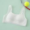 Sujetador Deportivo de Desarrollo para Niñas Malla Transpirable Copa Fija Ropa Interior para Niñas Estudiantes de Secundaria Adolescentes