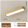 Luz de Pasillo Color Madera de Fresno, Luz Moderna Simple para Pasillo Largo, Luz de Entrada de Madera Maciza, Lámpara de Techo Estilo Chino